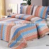 Blue Red White Lines Patchwork Bedding Sets / Patchwork Quilts thumbnail-1