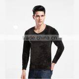 Winter Men Long Johns Thicken Mens Thermal Underwear Sets Plus Velvet Warm Long John V-Neck Thermal Undershirts Trousers thumbnail-4