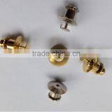 Brass Lapel Pin Back Clutch Clasp Fastener For garment