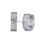 Fashion Crystal Huggie Hoop Stud Earring Diamond Gold Earring thumbnail-3