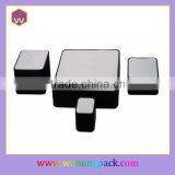 White Color Velvet Jewelry Engagement Ring Box