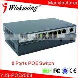 9 Port POE Switch With 8 POE Ports 15.4W 8 Port POE Switch