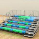 Mars Indoor Telescopic Bleacher With Bench Seat Retractable Seating System thumbnail-3