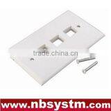 Face Plate 3 Port, Size:70x115mm