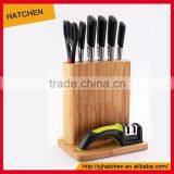 AH63 8pcs High quality Stainless steel kitchen knife set with ABS handle