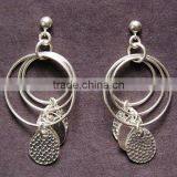 Sterling Plain Silver Earrings