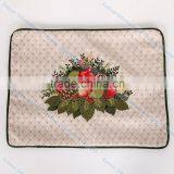 Classic Flaxen Decorative Throw Couch Cushions Embroidered Countryside Pillow Covers thumbnail-1