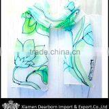 Silk 100% Chiffon Print Scarf thumbnail-1
