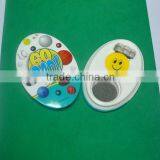 Oval Shape Printed Logo Tinplate Bottle Opener