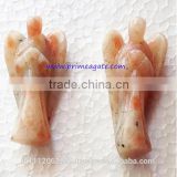 Sunstone 2Inch Angels | Wholesale Gemstone Angels From India