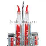 4pc Condiment Set,Red