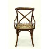 Fashionable French Style Sofa White Bent Wood Folding Office Chair thumbnail-4