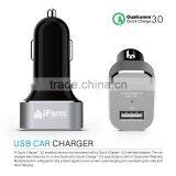 Factory Offer Quick Charge 3.0 Car Charger 2 Port 30W Aluminium Rohs CE thumbnail-4