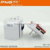 White Color Universal World Wide Travel Charger Adapter Plug thumbnail-6