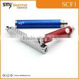 Smy carbon fiber vape battery SCF1 pen SCF1 battery electronic cigarette manufacturer china