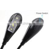 Book Reading Lamp With Dual Head and 8 LED Flexible LED Working Light Best Suited For Bed Reading BBQ Grilling Desk Travel thumbnail-4