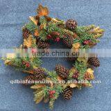 Decorative Chistmas Pinecone Wreaths / Artificial Flower Wreaths thumbnail-1