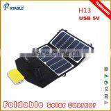 High Efficiency 23.5% 13W Sunpower Foldable Solar Charger for Mobile thumbnail-2