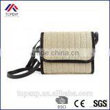 Custom Female Straw Bag Shoulder Bag With Leather Band thumbnail-5