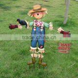 Harvest Scarecrow for garden decoration stakes