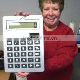Gag Gift School Office Promotional Gifts Giant Big Huge Jumbo Solar Calculator