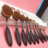 Nylon Bendable Handle Eco-friendly 10pcs Toothbrush Shaped Makeup Brush thumbnail-4