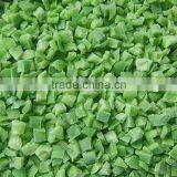 10mm Good Quality Frozen IQF Green Pepper Diced thumbnail-3