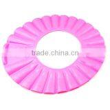 Kawachi Baby Infant Child Toddler Tearless Shampoo Shield Shower Hat Cap Wash Hair-Pink thumbnail-2