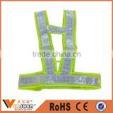 Cheap Adjustable Polyester Mesh Blue hi Vis Reflective Safety Vest thumbnail-5