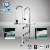 MU Series AISI 304 and 316 swimming pool stainless steel ladders/stainless steel aisi 304l