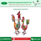 Top Quality Customized Iron Handmade Rooster Metal Crafts Supplies Wholesale