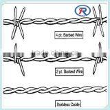 Barbed Wire Mesh Fence/zinc Coated Barbed Wire thumbnail-1