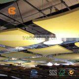 Golden Supplier Sound Absorbing Fiberglass Ceiling Panel Fiberglass Absorbing Ceiling Tiles For Wholesale thumbnail-3