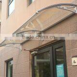 Transparent Door Balcony Window Outdoor Awning Canopy Patio Cover Kit UV Rain Sunshine PC Canopy thumbnail-1