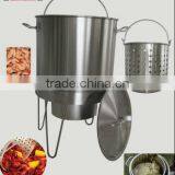 Stainless Steel Stockpot With Boil Basket thumbnail-1