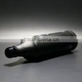 Black Raw Material Matte Glass Black Wine Bottle thumbnail-6