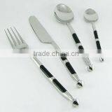 4 Pcs Aluminum Cute Cutlery Set With 2 Tone Color thumbnail-1