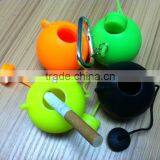 Rubber Silicone Soft Eco-Friendly Portable Round Shape Ashtray Holder thumbnail-2