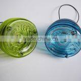 Colored Glass Bee Catcher With Handle thumbnail-2