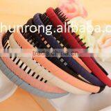Colorful Plastic Hair Bands With Teeth thumbnail-4