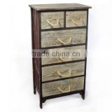 Antique solid wood cabinet