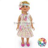Wholesale Latest Design American Doll Clothes Flower And Plain Doll Clothing Vintage 18" Doll Clothes thumbnail-1