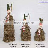 Rattan Santa Clause Decor for Table thumbnail-1