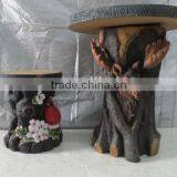 Garden Knock-down Fiberglass Wooden Table Tops thumbnail-2