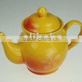 1 Litre Hand-painted Ceramic Teapot thumbnail-1