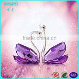 Clear Beautiful Crystal Crafts Glass Swan for Wedding Favors Gift thumbnail-5