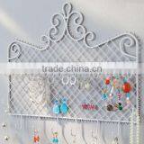 Wall Mounted Metal Jewel Display Rack, Decorations Holder