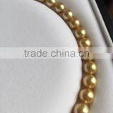 Fancy 11-12mm Golden South Sea Pearl Necklace Designs For Women thumbnail-3