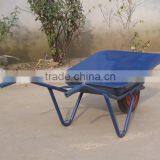 China Manufacturer Steel Tray Lightweight Power Concrete Wheelbarrow for Sale thumbnail-3