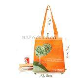 Spain Market ECO Friendly Folding Shopping Bag With Customized Logo,Waterproof Polyester Tote Bag With Long Handle thumbnail-4